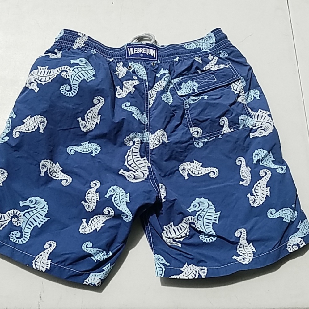 Vilebrequin Sea Horse Swim Trunks Shorts Size XL